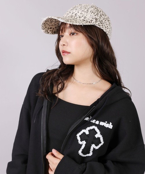 SPINNS（スピンズ）の「レオパード ヒョウ柄キャップ（キャップ・メンズ・ブラウン/グレー・ONESIZE）」の13枚目の写真