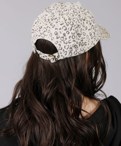 SPINNS（スピンズ）の「レオパード ヒョウ柄キャップ（キャップ・メンズ・ブラウン/グレー・ONESIZE）」の7枚目の写真