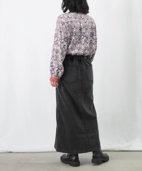 LUCA/LADY LUCK LUCA(ルカ/レディラックルカ)の「LC/LLL ピンタックバイカラー配色ブラウス(シャツ/ブラウス・レディース・パープル/ブラック/ライトベージュ・FREE)」の19枚目の写真