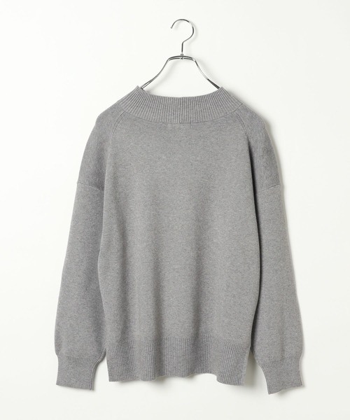 GLOBAL WORK（グローバルワーク）の「メルティスタンドスリットプルオーバー/115953（ニット/セーター・レディース・マスタード/モカ/ボルドー/杢グレー/グレイッシュブルー/グレイッシュベージュ/アイボリー/ブラック・SMALL/MEDIUM/LARGE）」の19枚目の写真