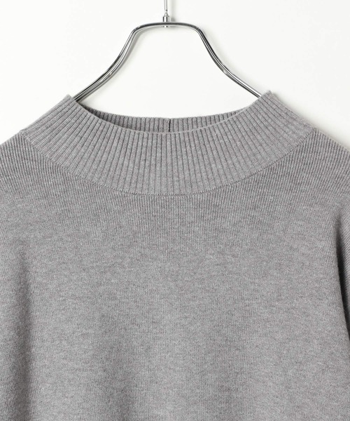 GLOBAL WORK（グローバルワーク）の「メルティスタンドスリットプルオーバー/115953（ニット/セーター・レディース・マスタード/モカ/ボルドー/杢グレー/グレイッシュブルー/グレイッシュベージュ/アイボリー/ブラック・SMALL/MEDIUM/LARGE）」の20枚目の写真