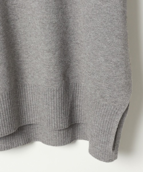 GLOBAL WORK（グローバルワーク）の「メルティスタンドスリットプルオーバー/115953（ニット/セーター・レディース・マスタード/モカ/ボルドー/杢グレー/グレイッシュブルー/グレイッシュベージュ/アイボリー/ブラック・SMALL/MEDIUM/LARGE）」の22枚目の写真