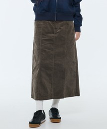 パネル コーデュロイ スカート