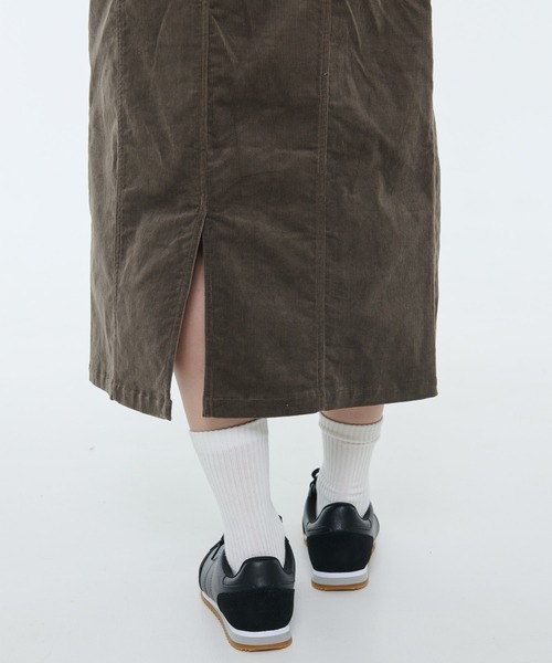 Arnold Palmer（アーノルドパーマー）の「パネル コーデュロイ スカート（スカート・レディース・ブラウン/カーキ/ベージュ・L/M/S）」の18枚目の写真