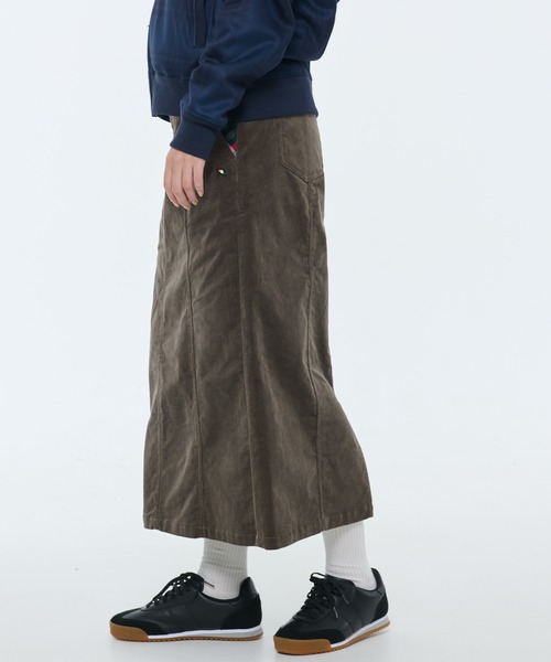 Arnold Palmer（アーノルドパーマー）の「パネル コーデュロイ スカート（スカート・レディース・ブラウン/カーキ/ベージュ・L/M/S）」の13枚目の写真