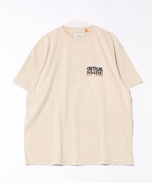 TCSS(ティーシーエスエス)の「DESIGN TEE/Critical Slide(TCSS)クリティカルスライドエスニックブランドロゴデザインバックプリント半袖Tシャツ(Tシャツ/カットソー・メンズ・ブラック/サンドベージュ・X-LARGE/LARGE/MEDIUM)」の2枚目の写真