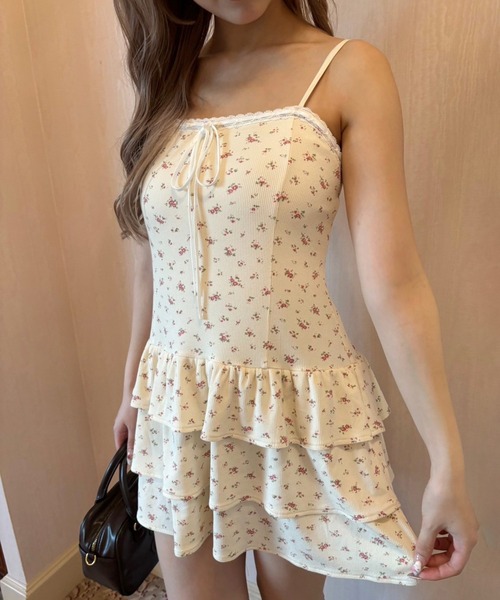 one after another NICE CLAUP(ワンアフターアナザーナイスクラップ)の「【plume】ボレロセットワンピース(ワンピース・レディース・チャコールグレー/アイボリー/ブラック系その他・FREE)」の11枚目の写真