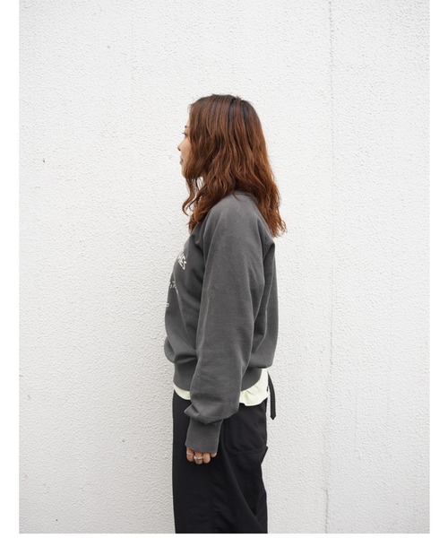 MIXTA／ミクスタ BLTA CREW NECK SWEAT RAGRAN セール】MIXTA/ミクスタ BLTA CREW NECK SWEAT RAGRAN クルー