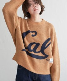 ニット セーター 「DISCUS×UNIV.E TOWN」カレッジニット　WEB限定 レディース メンズ ウォッシャブルコットンニット/ディスカス アスレチック 通販