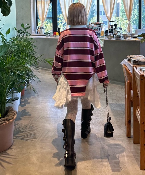 Alley Tokyo（アリートーキョー）の「ティアードランダムヘムスカート（スカート・レディース・ホワイト/ブラック・FREE）」の12枚目の写真