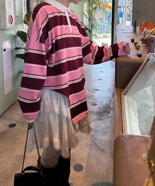 Alley Tokyo（アリートーキョー）の「ティアードランダムヘムスカート（スカート・レディース・ホワイト/ブラック・FREE）」の11枚目の写真