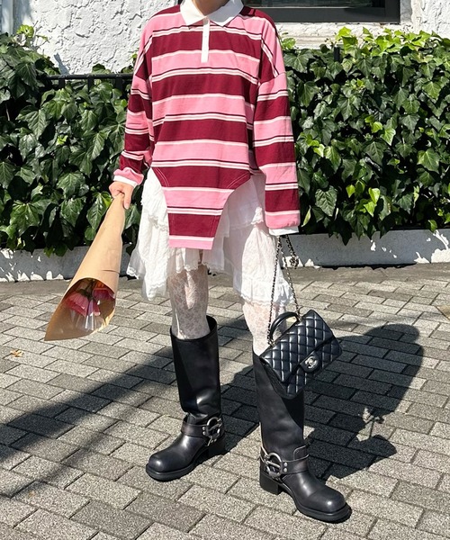 Alley Tokyo（アリートーキョー）の「ティアードランダムヘムスカート（スカート・レディース・ホワイト/ブラック・FREE）」の16枚目の写真