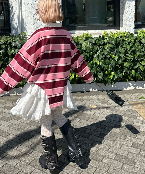 Alley Tokyo（アリートーキョー）の「ティアードランダムヘムスカート（スカート・レディース・ホワイト/ブラック・FREE）」の17枚目の写真