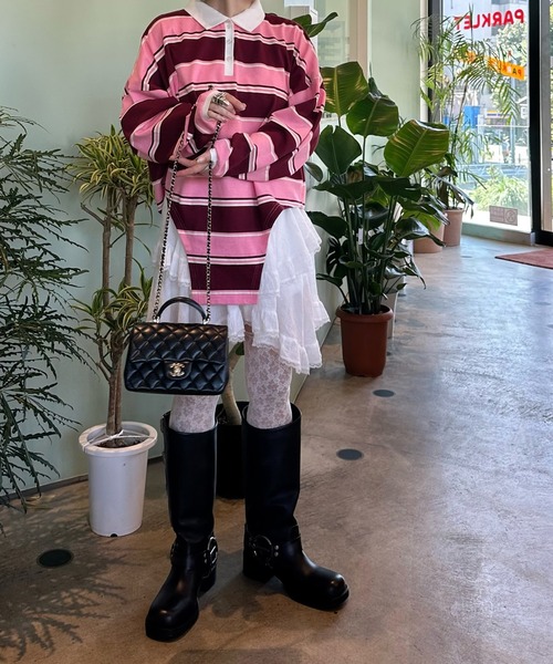 Alley Tokyo（アリートーキョー）の「ティアードランダムヘムスカート（スカート・レディース・ホワイト/ブラック・FREE）」の20枚目の写真