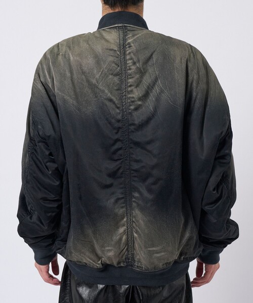 Maison MIHARA YASUHIRO(メゾンミハラヤスヒロ)の「【MIHARAYASUHIRO/ミハラヤスヒロ】AGED FLIGHT JACKET(ブルゾン・メンズ・ブラック・44/46)」の4枚目の写真