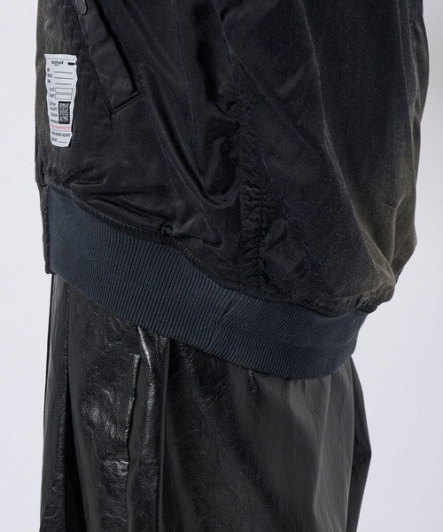 Maison MIHARA YASUHIRO(メゾンミハラヤスヒロ)の「【MIHARAYASUHIRO/ミハラヤスヒロ】AGED FLIGHT JACKET(ブルゾン・メンズ・ブラック・44/46)」の12枚目の写真