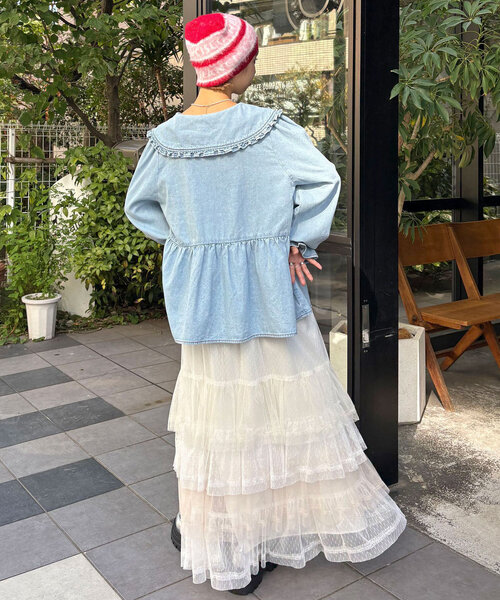 HELLO.SANFRANCISCO（ハローサンフランシスコ）の「【HELLO.SANFRANCISCO/ハローサンフランシスコ】ロゴジャガードニットビーニー（キャップ・レディース・グレー/ブラック/レッド・ONE SIZE）」の21枚目の写真