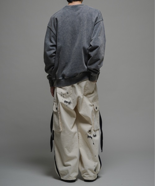 CASPER JOHN(キャスパージョン)の「Hand craft sweat/ハンドクラフトスウェット(スウェット・メンズ・グレー/ブラック/ブラウン・X-SMALL/LARGE/MEDIUM/SMALL)」の19枚目の写真