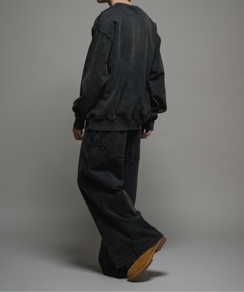 CASPER JOHN(キャスパージョン)の「Hand craft sweat/ハンドクラフトスウェット(スウェット・メンズ・グレー/ブラック/ブラウン・X-SMALL/LARGE/MEDIUM/SMALL)」の11枚目の写真