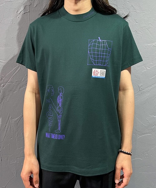 DIET BUTCHER × グラフィックアーティストOLI コラボ　長袖シャツ クールなプリントが魅力的！DIET BUTCHERとOLIのコラボアイテム