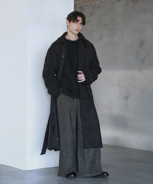 CTHY(シティ)の「ハイウエストドロストコードワイドストレートスラックス(スラックス・メンズ・ブラック/グレー系2/グレー系1・S/M/L/XL)」の15枚目の写真