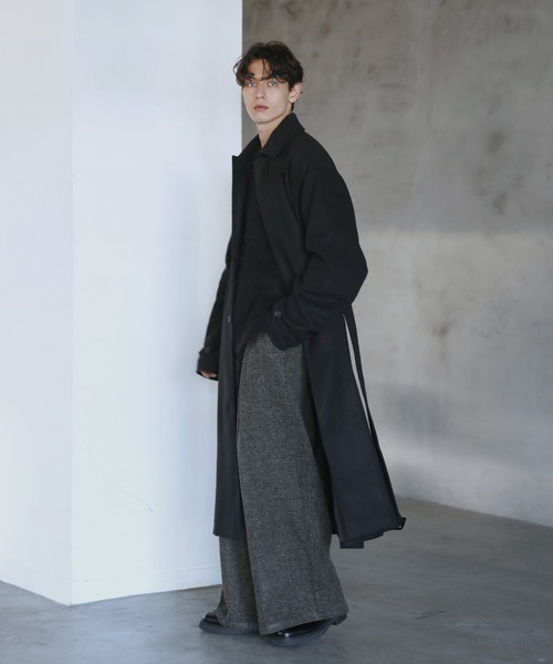 CTHY(シティ)の「ハイウエストドロストコードワイドストレートスラックス(スラックス・メンズ・ブラック/グレー系2/グレー系1・S/M/L/XL)」の19枚目の写真