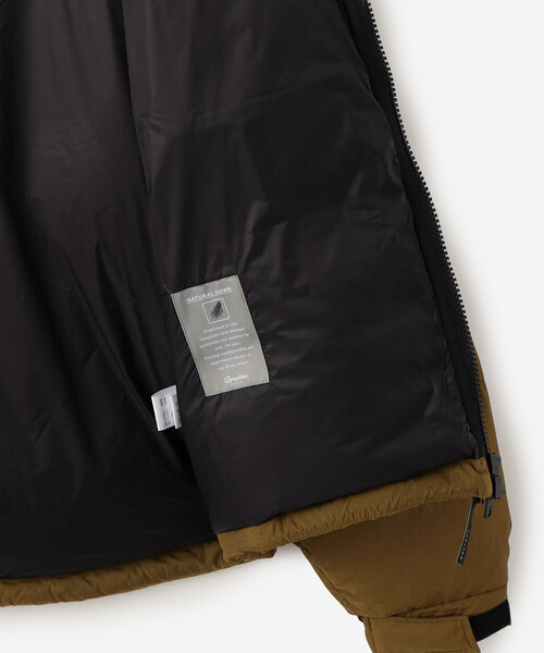 GYMPHLEX（ジムフレックス）の「Gymphlex | ナイロン フードダウンジャケット MEN（ダウンジャケット/コート・メンズ・ブラウン/ブラック・M/L）」の16枚目の写真