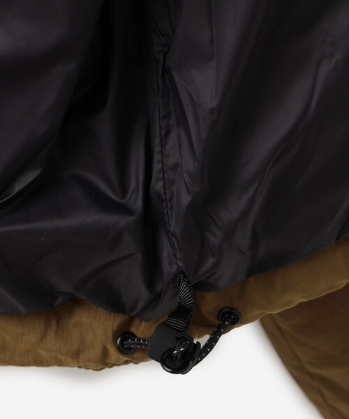 GYMPHLEX（ジムフレックス）の「Gymphlex | ナイロン フードダウンジャケット MEN（ダウンジャケット/コート・メンズ・ブラウン/ブラック・M/L）」の17枚目の写真