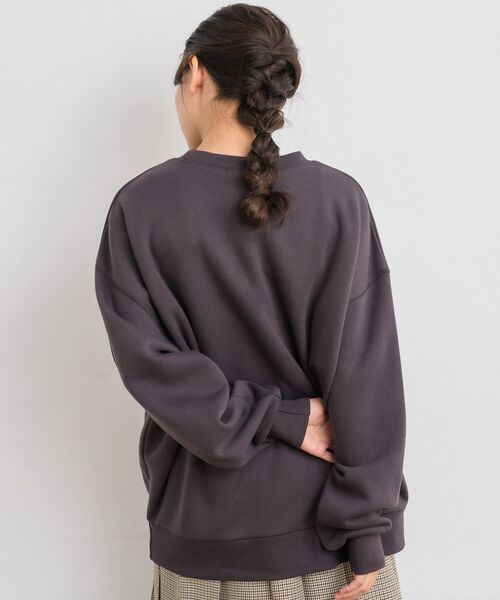 RETRO GIRL（レトロガール）の「ウレタン刺繍トレーナー（Tシャツ/カットソー・レディース・ダークブルー/ホワイト系その他/チャコールグレー・FREE）」の17枚目の写真