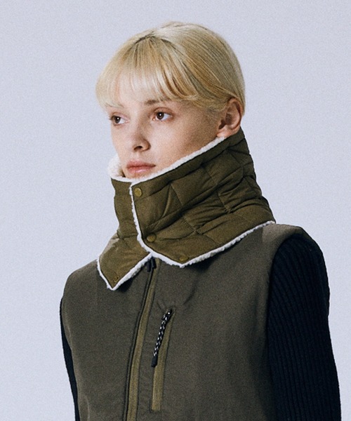 TAION（タイオン）】〈グッズ〉マウンテン リバーシブル ダウンネック