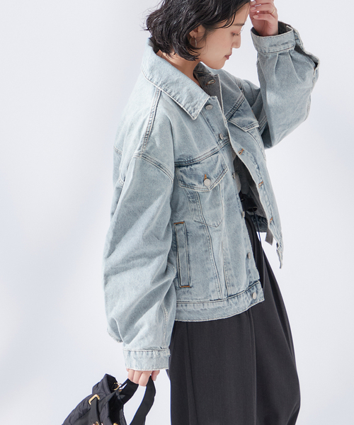 セール】【AGOLDE】DALTON BALLOON JACKET IN SOUL：デニム