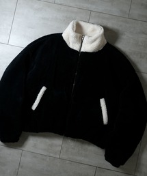 Ritzy（リッツィー）の「shaggy fleece short blouson/シャギーフリース ショートブルゾン レディース メンズ（ブルゾン）」
