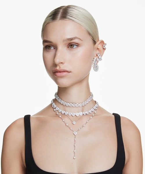 タカ　豪華　高級感 スワロフスキー　Swarovski Y ネックレス SWAROVSKI ネックレス 「公式」「スワロフスキー」Constella Y字
