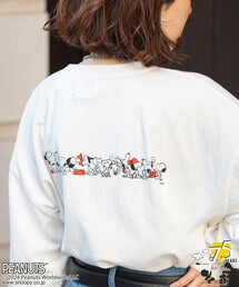 PEANUTS(ピーナッツ)×coen 天竺ロングスリーブTシャツ