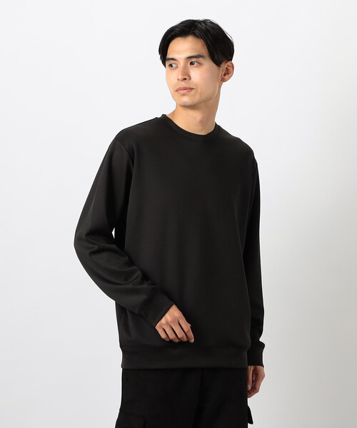 COMME CA ISM（コムサイズム）の「ストレッチダンボールニット プルオーバー（スウェット・メンズ・ブラック/ホワイト/ブルー・LARGE/MEDIUM）」の2枚目の写真