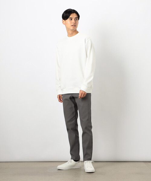 COMME CA ISM（コムサイズム）の「ストレッチダンボールニット プルオーバー（スウェット・メンズ・ブラック/ホワイト/ブルー・LARGE/MEDIUM）」の5枚目の写真