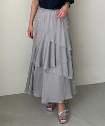 archives | マットサテンフリルティアードスカート(スカート)