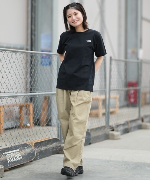 THE NORTH FACE(ザノースフェイス)の「THE NORTH FACE/ザ・ノース・フェイス 半袖 Tシャツ ショートスリーブフラッシュドライヌプシコットンティー NTW32536(Tシャツ/カットソー・レディース・ホワイト/ダークブラウン/ブラック・XL/L/M)」の20枚目の写真