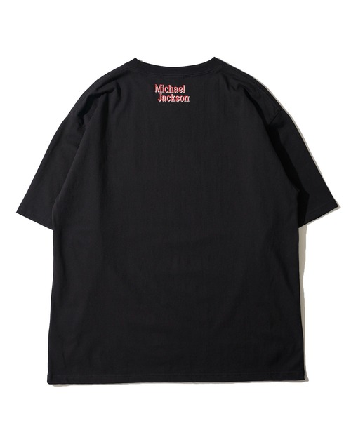 tシャツ 「MICHAEL JACKSON/マイケル・ジャクソン」 リラックスフィット フロントプリント クルーネックTシャツ レディース メンズ セール】【MICHAEL JACKSON/マイケル・ジャクソン】 リラックス