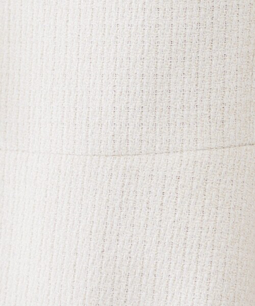 UNTITLED（アンタイトル）の「【通勤】ツイード ペプラムジャケット（ノーカラージャケット・レディース・ベージュ系その他7/ネイビー系3/ブルー系8・00/01/02/03/04/42/44/48/50/46）」の9枚目の写真