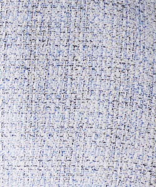 UNTITLED（アンタイトル）の「【通勤】ツイード ペプラムジャケット（ノーカラージャケット・レディース・ベージュ系その他7/ネイビー系3/ブルー系8・00/01/02/03/04/42/44/48/50/46）」の14枚目の写真