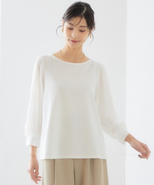 model：166cm　着用カラー：アイボリー