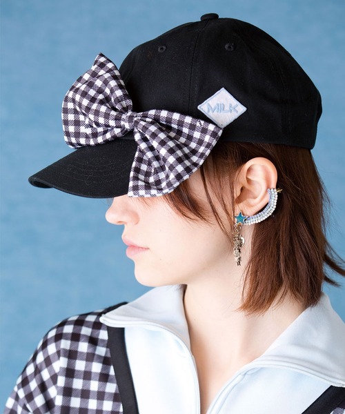 MILK（ミルク）の「ギンガムGirl リボンキャップ（キャップ・レディース・B/A/C/D・FREE）」の20枚目の写真