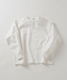 JOURNAL STANDARD（ジャーナルスタンダード）の「OEジャカード ピグメントヘンリーネック（Tシャツ/カットソー・メンズ）」