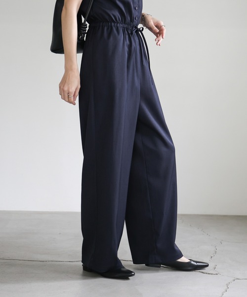 select MOCA（セレクトモカ）の「Vネックオールインワン（つなぎ/オールインワン・レディース・ネイビー/グレイッシュベージュ・MEDIUM/LARGE）」の14枚目の写真