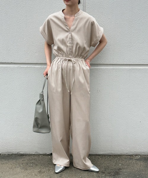 Vネックオールインワン（つなぎ/オールインワン）｜select MOCA