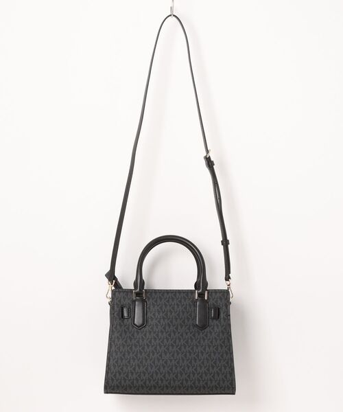 MICHAEL KORS(マイケルコース)の「HAMILTON サッチェル スモール - MKシグネチャー(ハンドバッグ・レディース・ブラック・FREE)」の5枚目の写真