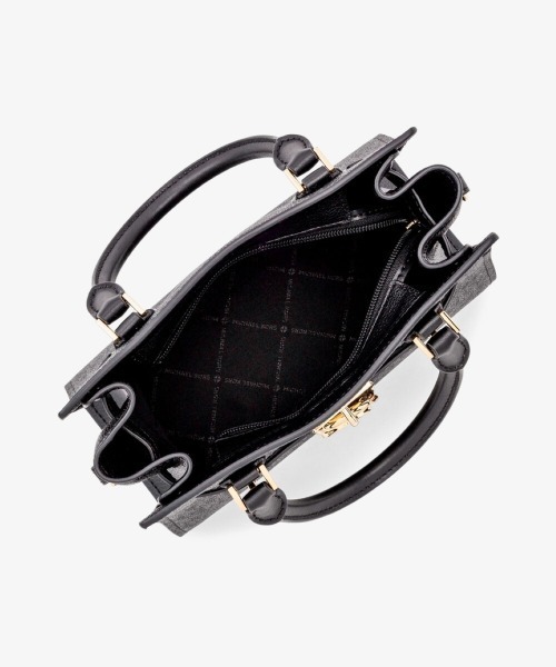 MICHAEL KORS(マイケルコース)の「HAMILTON サッチェル スモール - MKシグネチャー(ハンドバッグ・レディース・ブラック・FREE)」の2枚目の写真