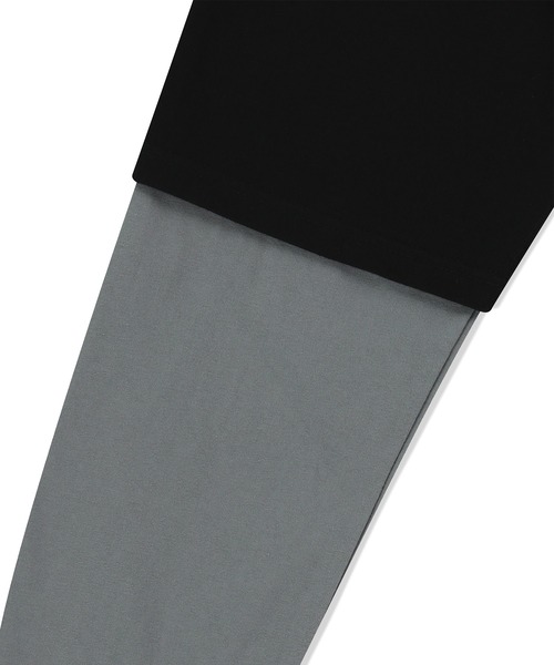 MAHAGRID(マハグリッド)の「『mahagrid/マハグリッド』 BANNER LOGO LAYERED LS TEE/バナーロゴレイヤード ロンTEE(Tシャツ/カットソー・レディース・ブラック/ネイビー・M/L)」の10枚目の写真