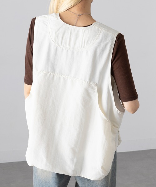 ベスト ジレ 「MAGASIN DE MODE Onjna」Short tactical vest / ショートタクティカルベスト trc レディース マガジンデモードオンジェナ MAGASIN DE MODE Onjna Short